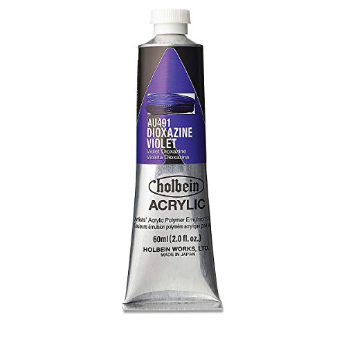 Holbein Artist Heavy Body Acrylfarbe, 60 ml, Dioxazin Violett von Holbein