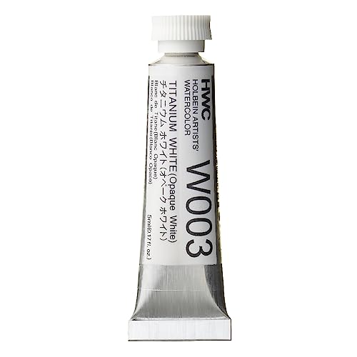 Holbein Watercolour : 5ml Tube TITANIUM WHITE von Holbein