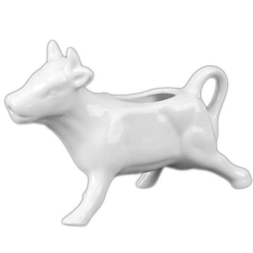 Holst Porzellan KG 0921 FA1 Gießer 0,12 l "Kuh", weiß, 16 x 6 x 11.5 cm von Holst Porzellan