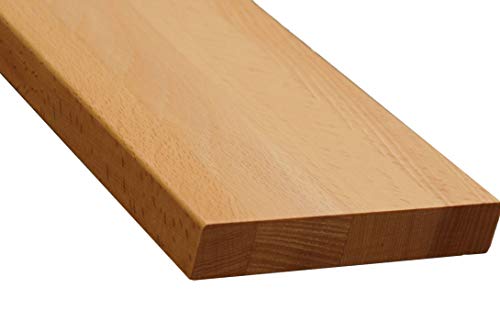 Holz-Projekt-Summer Türschwelle Buche Massivholz Stärke:19mm Schwelle Holzschwelle Bodenschwelle für Innentüren Echtholz geölt (81.7cm (86er Tür) x 177mm) von Holz-Projekt-Summer