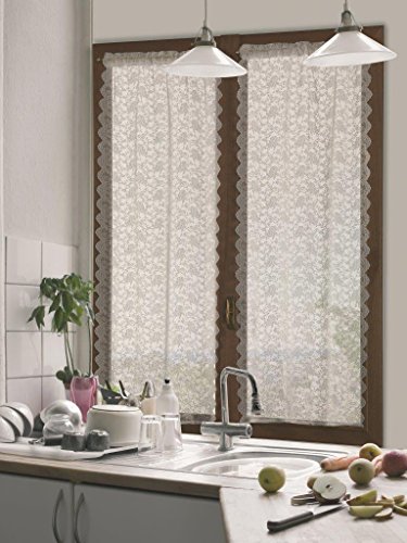 Home Collection tcdeb115/150 Vorhang Paar Debby 150x60x150 cm Natur von Home Collection