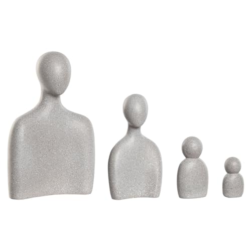 Home ESPRIT Dekorative Figur, grau, Familie, 19 x 19 x 30 cm (4 Teile) von Home ESPRIT