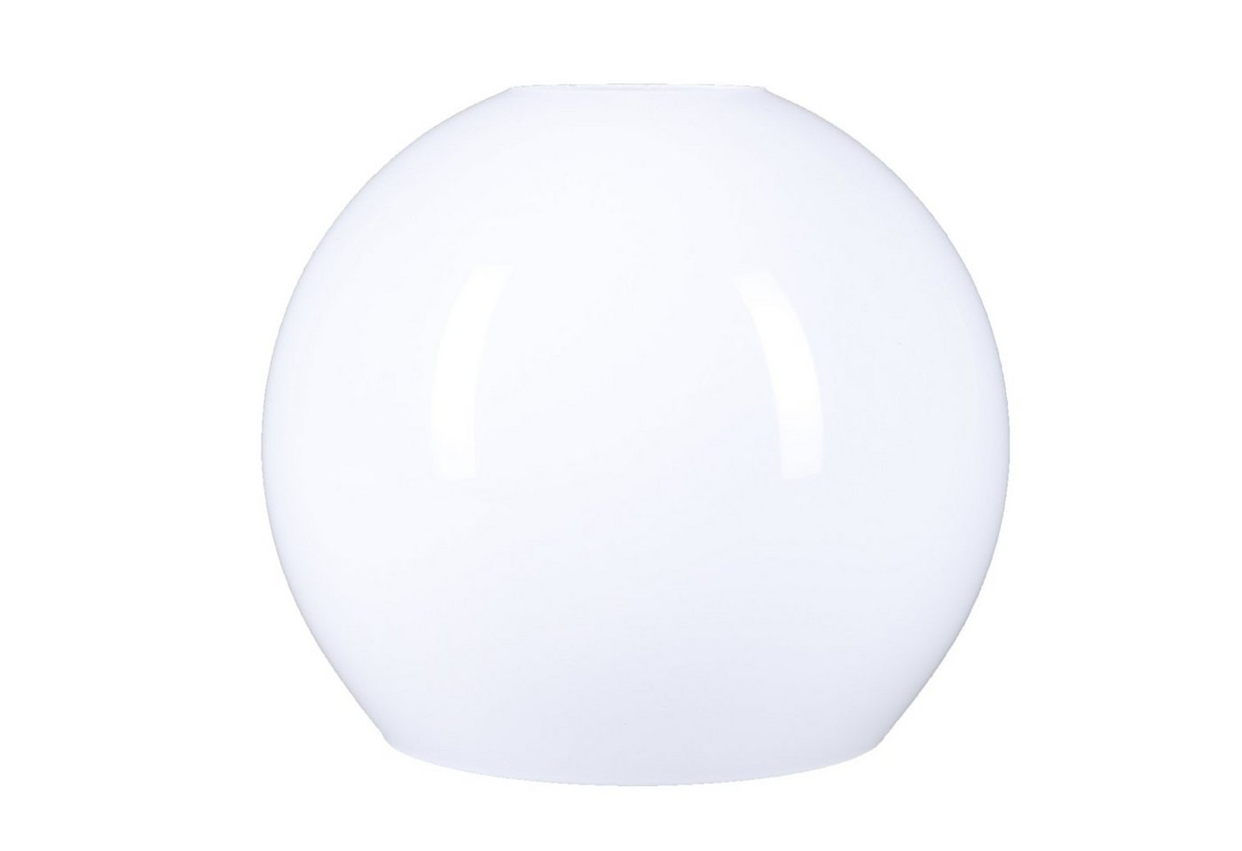 Home4Living Lampenschirm Kugelglas KL4051 opal weiß glänzend d=160/103/48mm f. E27, Dekorativ von Home4Living