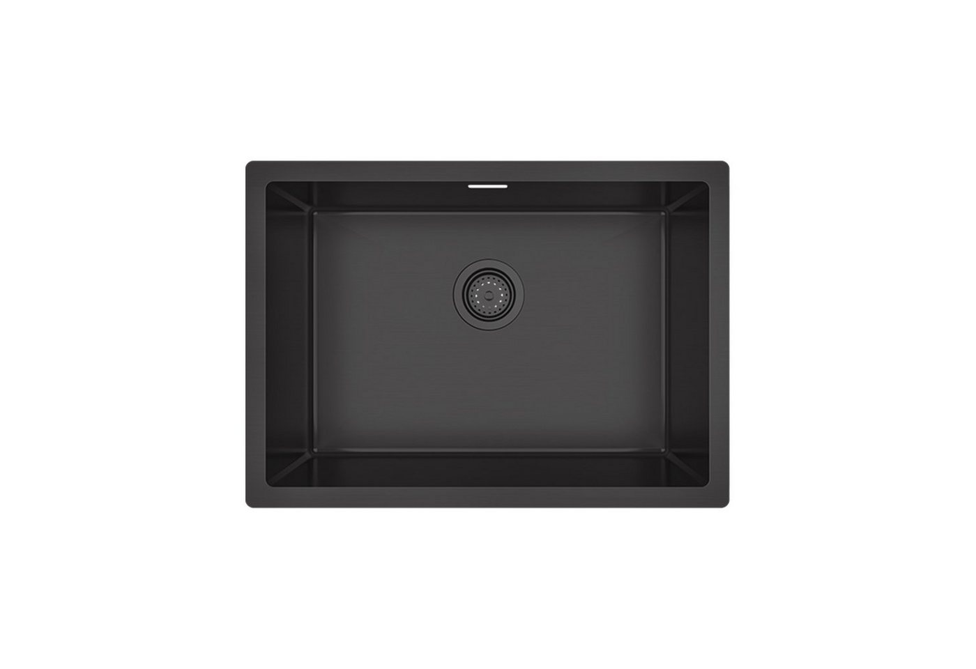HomeGuru Küchenspüle Lebensmittelqualität Küchenspüle 60x45x21.5 cm schwarz, rechteckig, 60.0/43.0 cm, (Packung) von HomeGuru