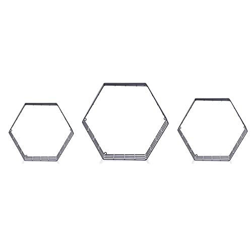 Homede Wandregale 3er Set Metalldraht Schweberegal im Industrie Design modern Trill von Homede