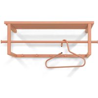 Garderobe Metall Terracotta pulverbeschichtet 5 Kleiderhaken von Homedreams