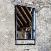 Wandspiegel im Industry Style Metall in Schwarz von Homedreams
