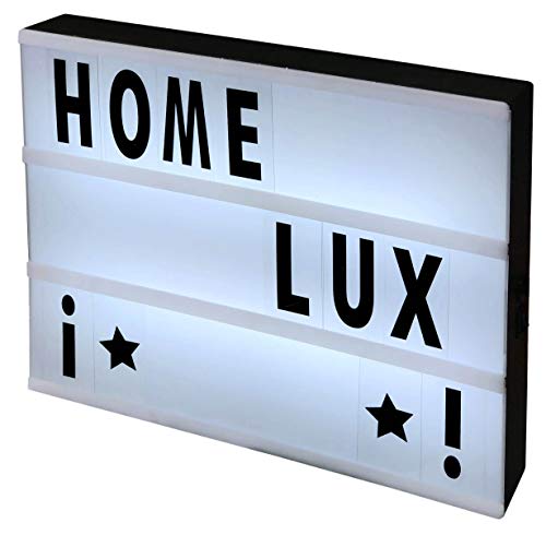 Homelux 810091 Leuchtende LED mit Buchstaben/Zahlen, 300 x 220 x 50 mm von Homelux