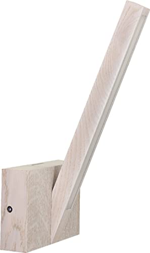 Homemania 2438132 Wandleuchte Linus, Eiche aus Holz, 15 x D15,5 x H37,5 cm von Homemania