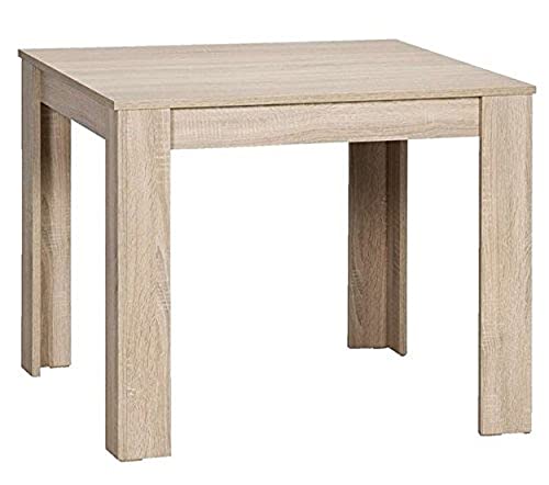 byLIVING Esstisch NEPAL / Moderner Küchentisch in Eiche-Optik / Platzsparender Tisch / 90 x 90, H 75 cm von byLIVING