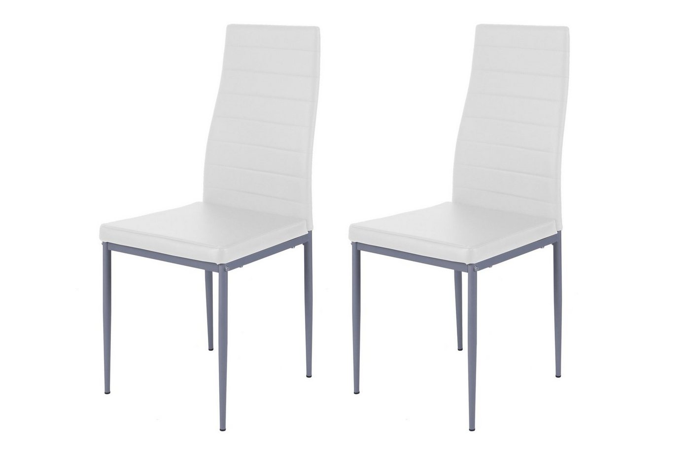 Homexperts Stuhl PEGASUS (2 St), Kunstleder Weiß, B41xH95xT51,5 cm von Homexperts