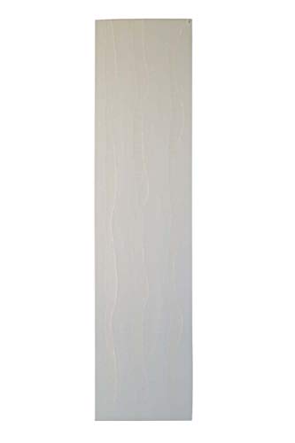 Homing halbtransparenter Flächenvorhang Scherli Schiebegardine weiß (1Stück) 245 x 60 cm (HxB) von Homing