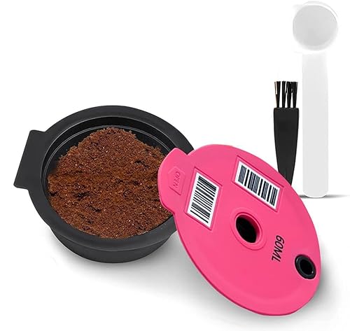 Kaffeepads, wiederverwendbarer Kaffeefilter, nachfüllbare Kaffeekapseln für Bosch-s Kompatibel mit Tassimo-Maschinen mit lesbarem Barcode von Honeyhouse