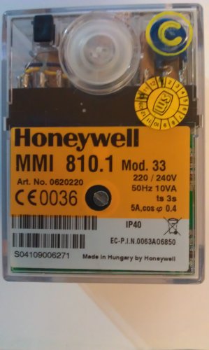 Brennersteuergerät Honeywell (Satronic) MMI810.1 Mod. 33, für Gasgebläsebrenner von Resideo