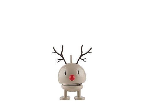Hoptimist - Skandinavisches Design - Weihnachtsfigur - Small Reindeer Bumble - Braun - Höhe: 9 cm - Geschenkidee von Hoptimist
