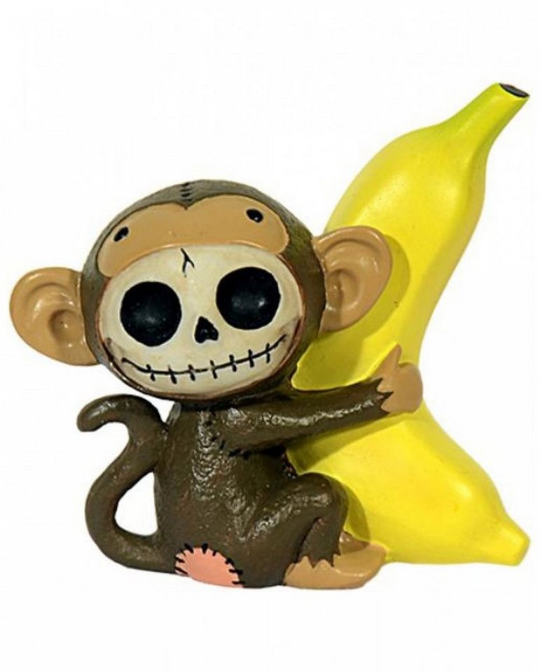 Horror-Shop Dekofigur Kleine Munky Furrybones Figur - Skelettfigur für S von Horror-Shop