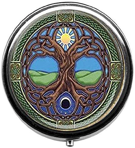 Pillendose, Baum des Lebens, keltischer Lebensbaum, Süßigkeitenbox, keltische Süßigkeitenbox von Hosheng