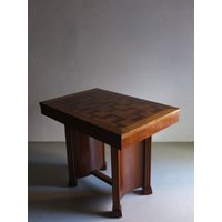 Art-Deco-Tisch Mit Intarsien | Schreibtisch Frankreich 1920Er Jahre von HouseOfVintFurniture