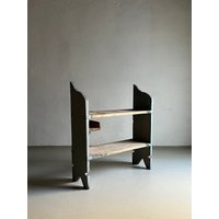 Wabi Sabi Ausstellungsregal | Rustikal Blau Lackiert Küche Antik von HouseOfVintFurniture