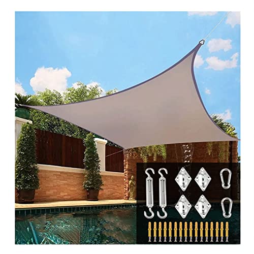 Sun Shade Sail Rectangle 10'x13' Waterproof Canopy with Free Rope and Hardware Kit UV Block Sunscreen Awning for Outdoor Patio Garden Backyard Balcony, Khaki HuAnGaF von HuAnGaF