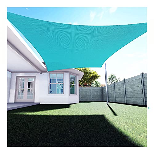 Sun Shade Sails Square Canopy Lake Blue UV Block Sunshade Cover Sunscreen Waterproof Durable for Outdoor Patio Garden Yard 2x2m 3x5m 4x6m HuAnGaF von HuAnGaF