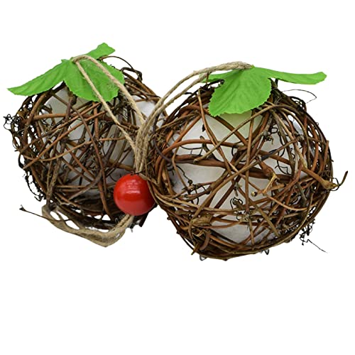 Huaxingda Käfig für Vogelnistmaterial,Globe Kolibri Nesters Halter | Kolibri-Nestbälle für das Nisten im Garten im Freien, Geschenke für Vogelliebhaber von Huaxingda