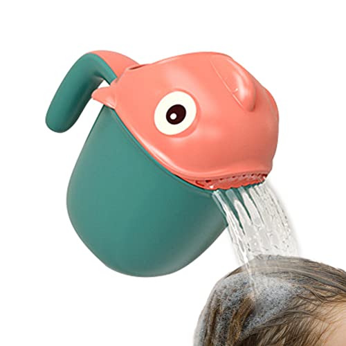 Baby Kinder Haarwaschbecher Badebecher Baby Bath haarwaschhilfe Kinder Wasserfall Shampoospüler für Kinder, Baby Bath Rinser Rinse Cup Shower Sprinkler Wash Hair Cup Portable Water Scoop for Eyes von Hudhowks