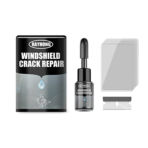 Glasreparaturflüssigkeit steinschlag reparaturset windschutzscheibe Auto Windshield Repair Kit, Windschutzscheibenwerkzeuge, Autoglas Nano Reparaturflüssigkeit, Scratch Crack Repair Tools Für Auto von Hudhowks