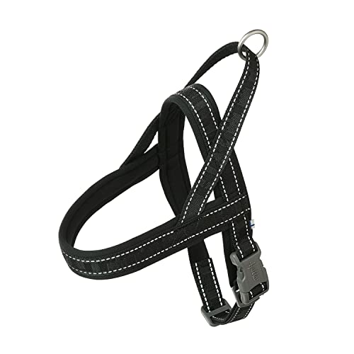 Hurtta Casual Hundegeschirr ECO (Schwarz, 45-55 cm) von Hurtta