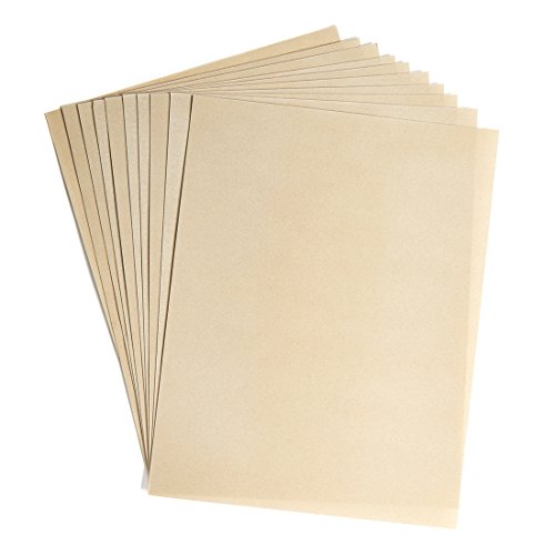 Hygloss Products Velour Paper - Soft, Velvety Surface Works with Printers – Beige, 8-1/2 x 11 Inches - 10 Pack von Hygloss