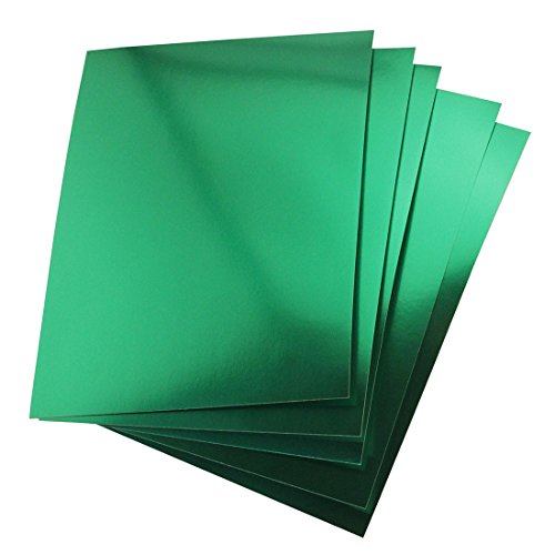Hygloss 25 Blatt 8,5 X 27,9 cm Metallic Folie Board grün von Hygloss
