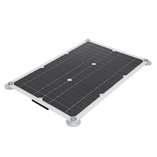 100 W Monokristallines Solarpanel-Ladegerät-Set, Zwei USB-Anschlüsse, Stabile Leistung, Hervorragende Leistung, Breiter Anwendungsbereich, Einfache Installation, Verwendung Im von Hztyyier