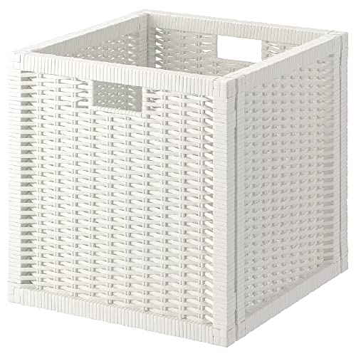 BRANÄS Aufbewahrungsbox Korb Regal mit Griffen Regal Organizer Weiß 32x34x32 cm von I-K-E-A