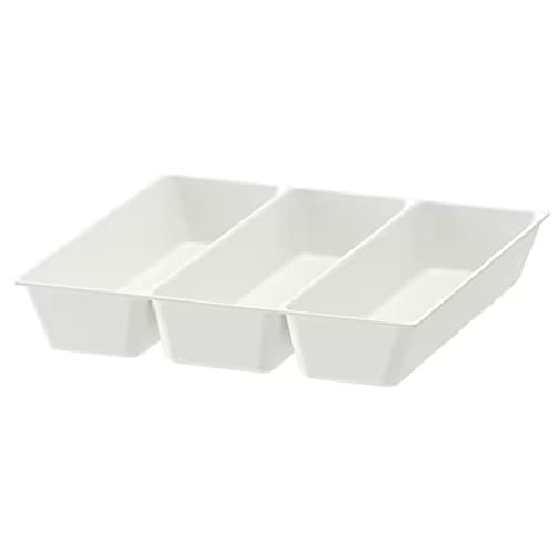 I-K-E-A UPPDATERA Küchenorganizer Besteckkasten Schublade Utensilienhalter Weiß Polypropylen Kunststoff 32x31cm von I-K-E-A