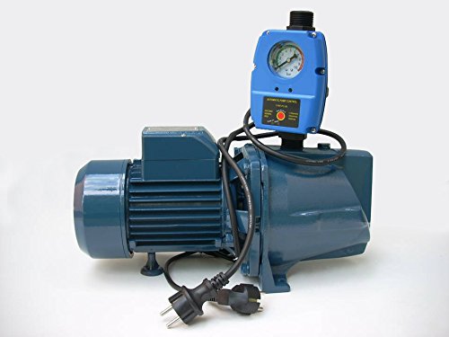 Wasserpumpe 1500 W 230V 4800 L/Std inkl. Steuerung Trockenlaufschutz Jetpumpe Gartenpumpe von IBO