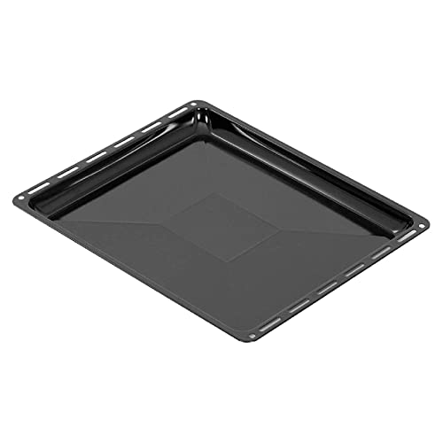 Backblech für ICQN 42 L und 42 L + HP Minibackofen, 392x340mm Emaile, Kompatibel für model ‎IQ M4251R03N 1AA, ‎IQ M4251R03N 1IA und ‎IQ M4251N53N 1AA von ICQN