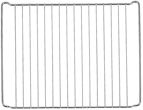 Gitter für ICQN 42 L und 42 L + HP Minibackofen, 392x340mm Edelstahl, Kompatibel für model ‎IQ M4251R03N 1AA, ‎IQ M4251R03N 1IA und ‎IQ M4251N53N 1AA von ICQN