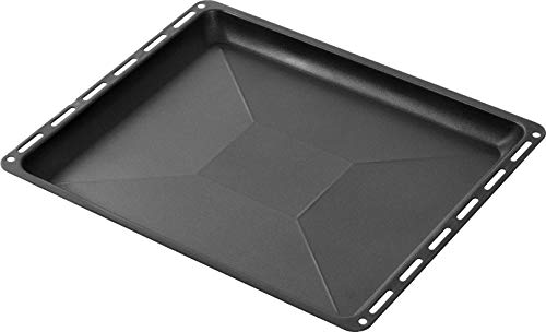 ICQN 445 x 375 x 25 mm Antihaft-Beschichtung Backblech, Passend für Whirlpool, Ignis, Bauknecht, Indesit, Algor, Neckermann, Lloyds, Fettpfanne für Backofen, Non-Stick, 44,5 x 37,5 x 2,5 cm von ICQN