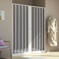 Duschtür in pvc Faltduschtür h 185 mod. Aura Zentral 100 cm von FORTE