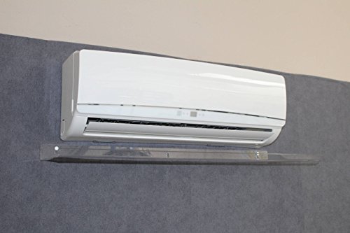 Windabweiser für Split Klimaanlage, transparent, neues Modell Design – Maße Windabweiser: 900 x 300 x 30 cm von Idrotop