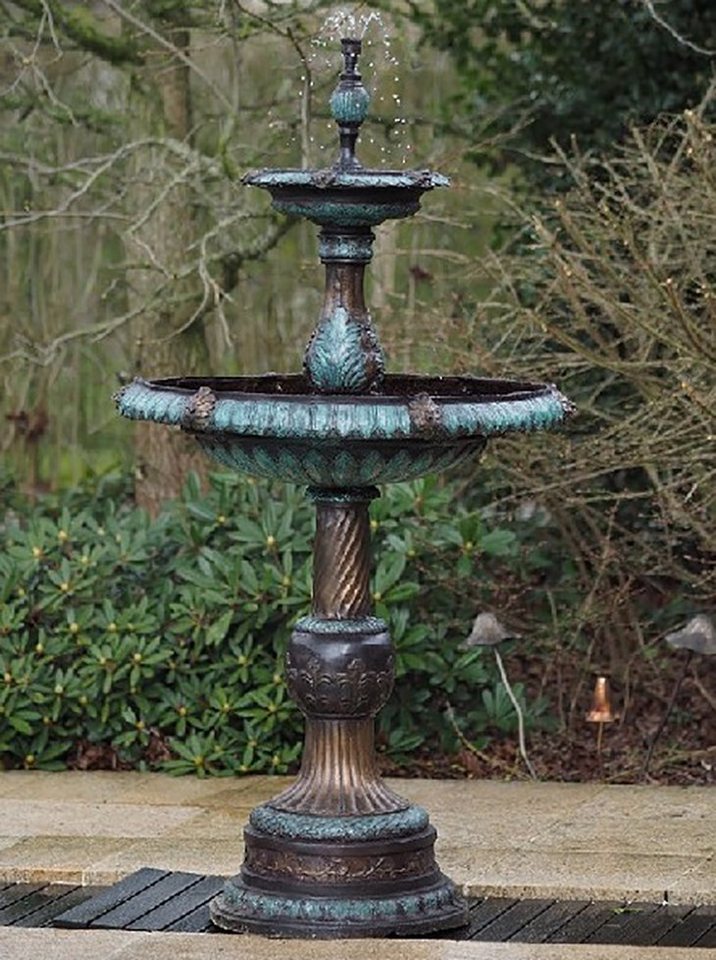IDYL Gartenfigur IDYL Bronze-Skulptur Zwei Schalen Brunnen, Bronze von IDYL