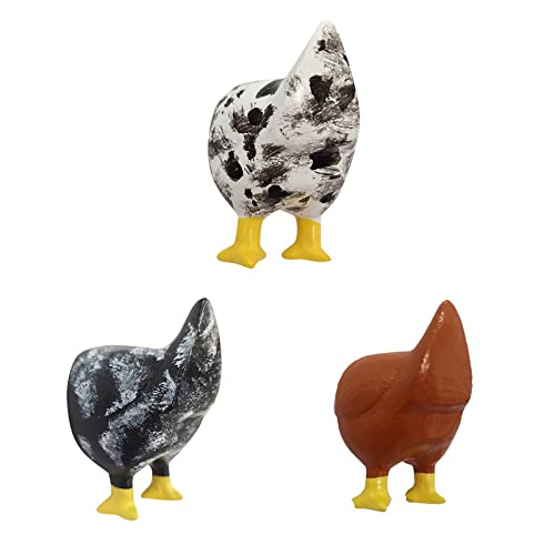 Huhn Butt Magnet Kühlschrank Magnet Dekorative Hühner Butt Geschenk Lustiges Huhn Butt Geschenk Familie von 4 Skulptur von IHEHUA