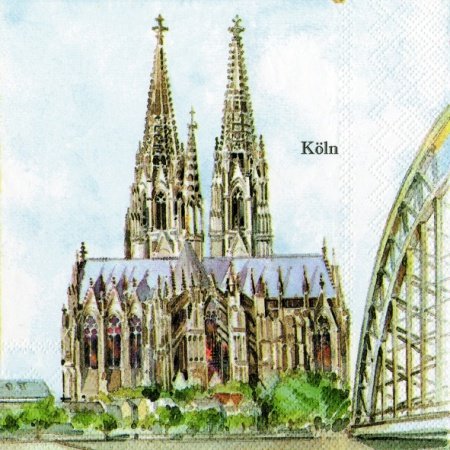 IHR - Servietten - Köln - Deutschland / Stadt von IHR