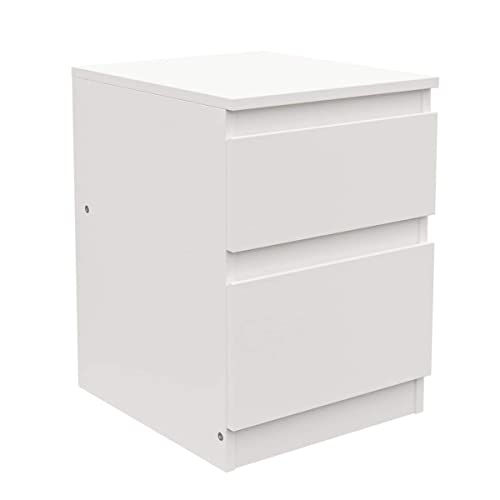 Ikea Kullen Kommode mit 2 Schubladen; in weiß; (35x49cm) von IKEA