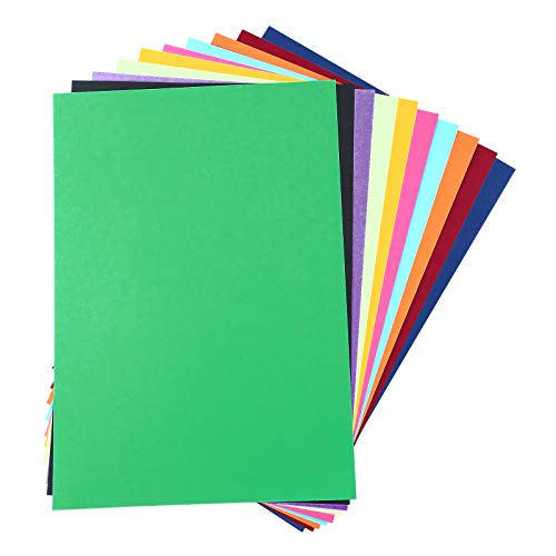 DIN A3 Buntpapier 50 Blatt Tonkarton 10 Farbe 180gsm Tonpapier zum Basteln Gestalten DIY Fotokarton für Kinder von IMAGE