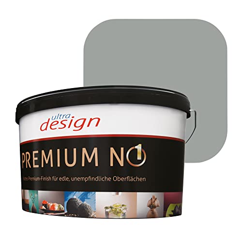 IMparat Ultra design Premium No.1 Wandfarbe, Farbfamilie Zeitlose Eleganz: Grautöne, Innenfarbe für glatte, matte, farbige Wände, hohe Deckkraft, Farbton UD 11-04, 60 ml Musterglas von IMparat
