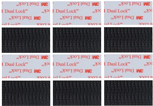 12X (25,4mm x 50mm) 3M Dual Lock SJ3550 adhäsive band dünn extra stark klebepads Hochleistung klettband wasserfest ablösbar rückständelos Klettpunkte Klebeband Klebestreifen von INDIAN STORE 24