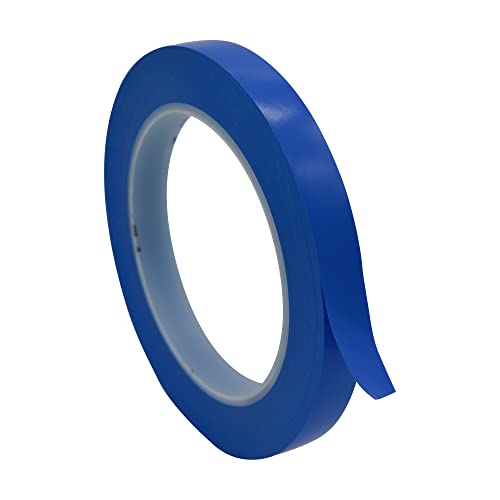 3M 471 Vinyl Fineline Linierband Konturenband Abklebebänder Warnband Malerkrepp Zierlinienband, Spur- und Sicherheitsmarkierung, Farbmarkierung, Bodenmarkierung (471 blue, 9,5mm x 33meter) von INDIAN STORE 24