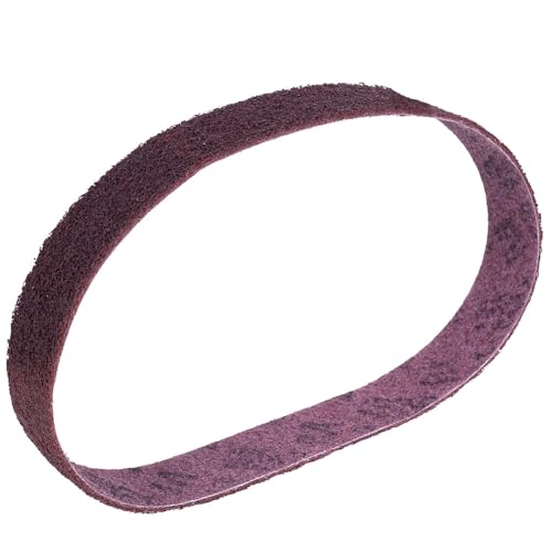 1 Stück 3M Scotch Brite Schleifband Schleifband Vliesband Rohrbandschleifer Schleifmaschine (3M SC-BS Grade: Medium, Color: red, 50mm x 2000mm) von INDIAN STORE 24