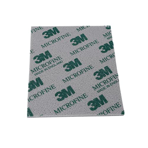 3M Soft Pads, 1 Stück, Schleifschwamm, Schleifpad, Schleifen und Polieren, Nass- oder Trockenschliff, Schaumstoff-Pads, waschbar und wiederverwendbar (Microfine) von INDIAN STORE 24